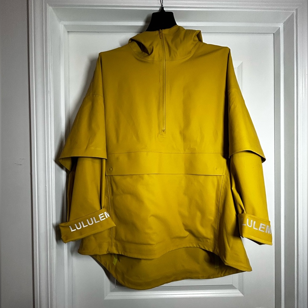 Lululemon Into The Drizzle 1/2 Zip
Yellow Hooded Jacket - Picture 1 of 3